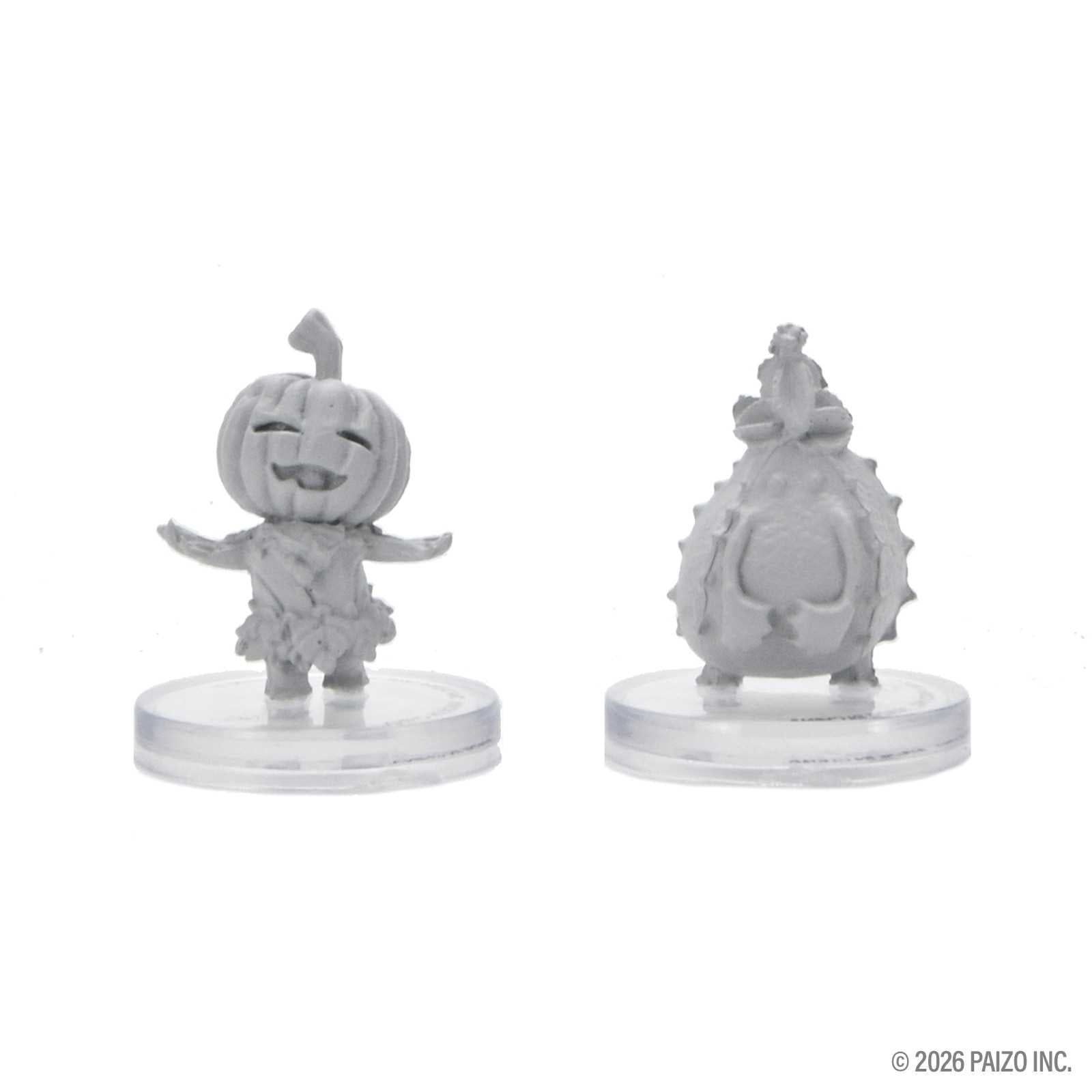 Pathfinder Battles Deep Cuts Unpainted Miniatures: Gourd Leshy and Cactus Leshy