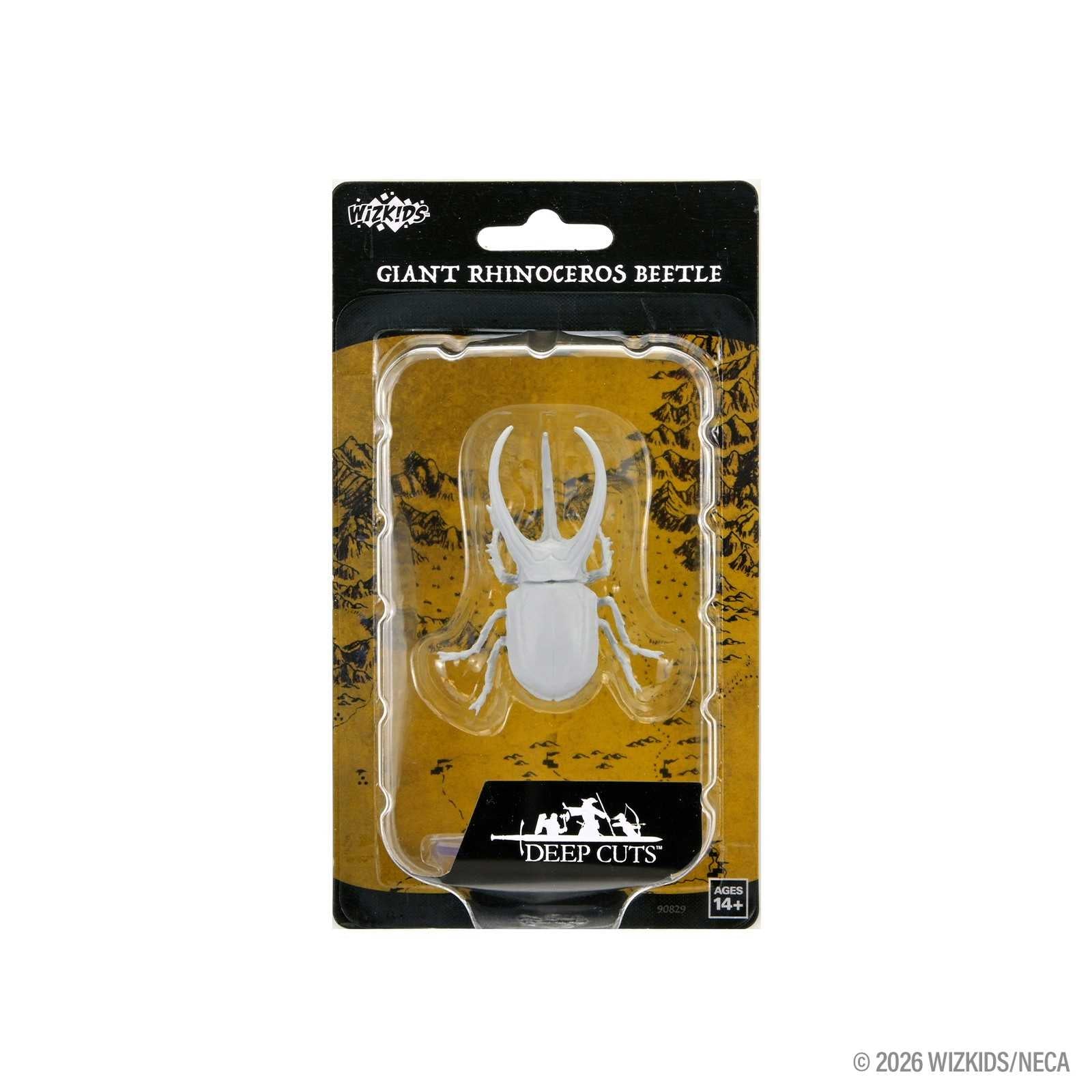 WizKids Deep Cuts Unpainted Miniatures: Giant Rhinoceros Beetle