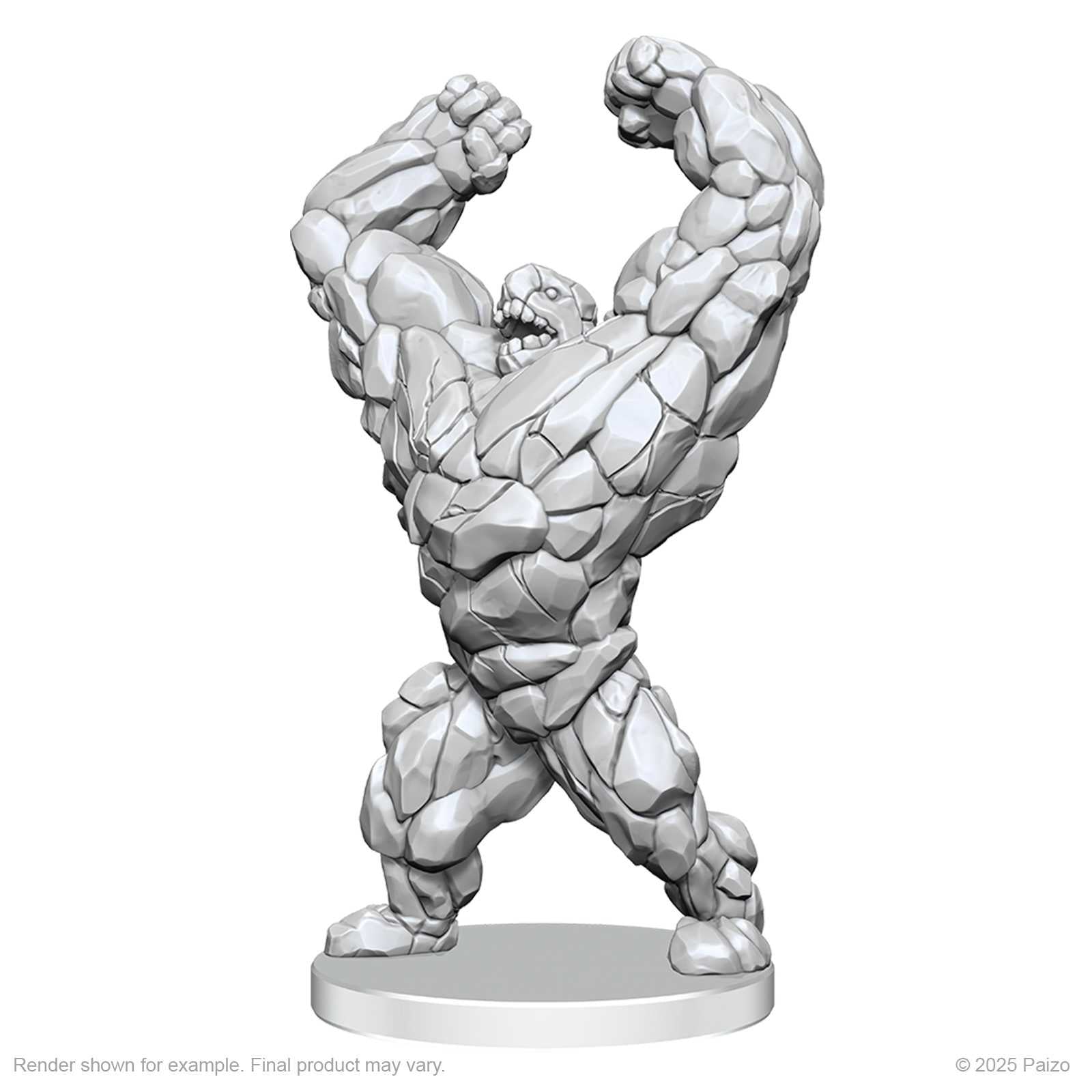 Pathfinder Battles Deep Cuts Unpainted Miniatures: Living Landslide & Living Wildfire