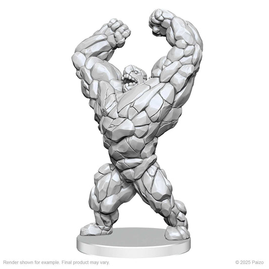 Pathfinder Battles Deep Cuts Unpainted Miniatures: Living Landslide & Living Wildfire