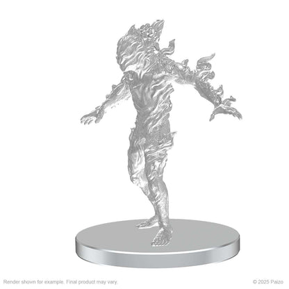 Pathfinder Battles Deep Cuts Unpainted Miniatures: Living Landslide & Living Wildfire
