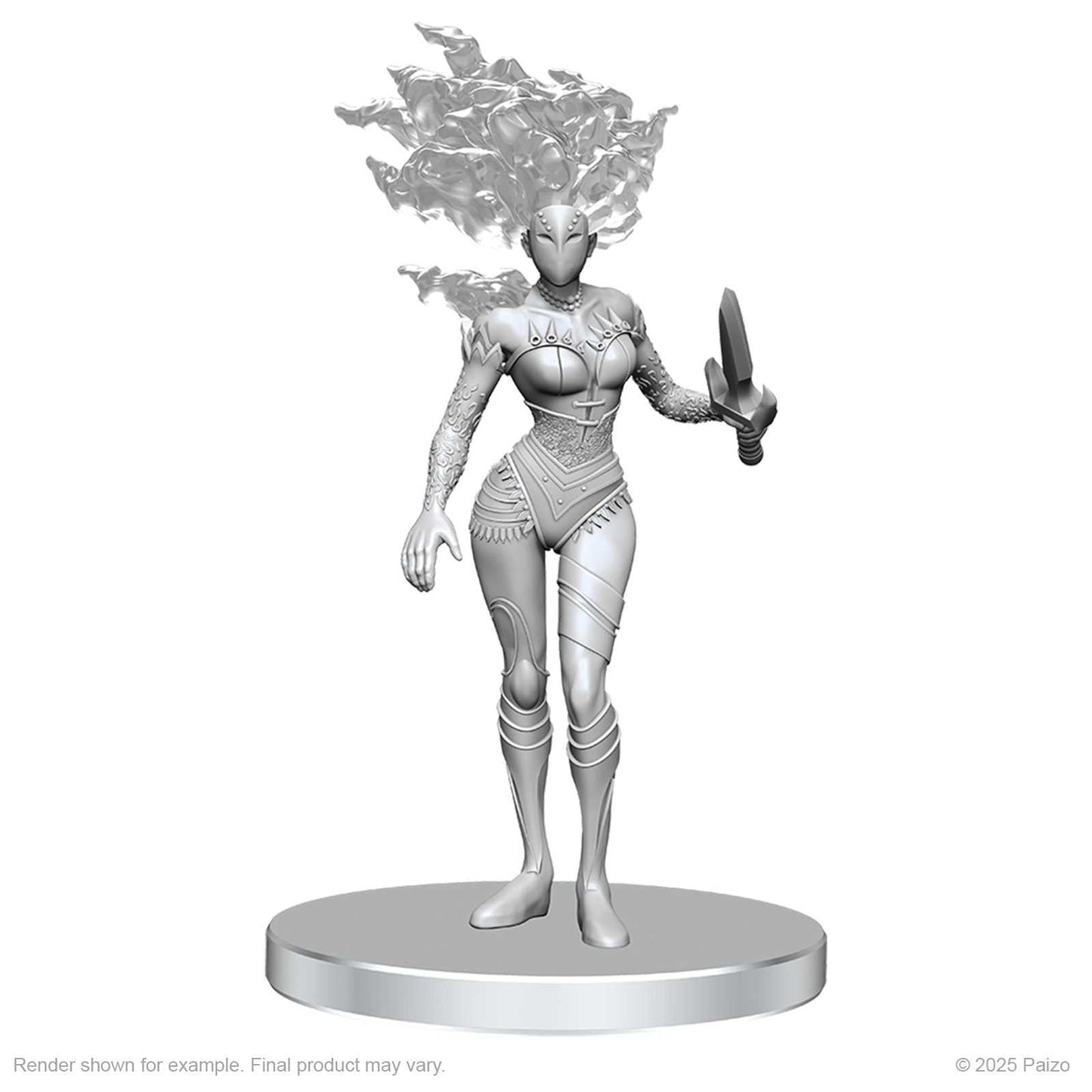Pathfinder Battles Deep Cuts Unpainted Miniatures: Gargoyle & Shae