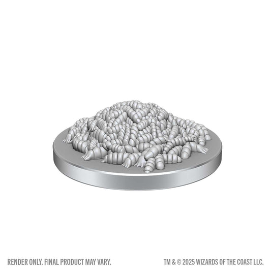 D&D Nolzur's Marvelous Miniatures: Swarm of Rot Grubs & Rot Grub Victim