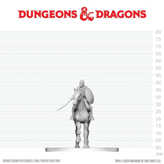D&D Nolzur's Marvelous Miniatures: Nimblewright Steed with Rider (W29)