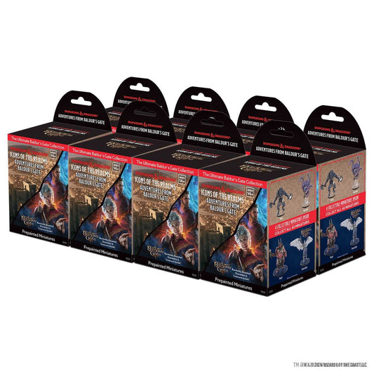 D&D Icons of the Realms: Adventures from Baldur's Gate - 8 ct. Booster Brick