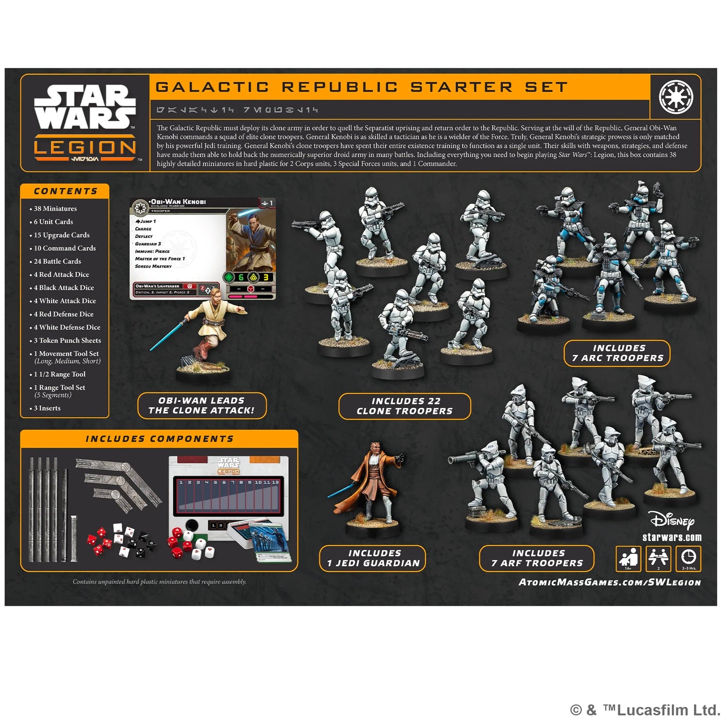 Star Wars: Legion - Galactic Republic Starter Set
