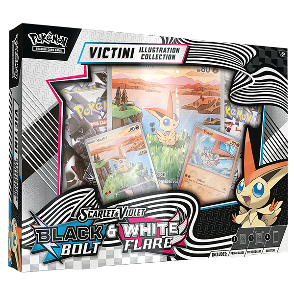 Pokemon TCG: Scarlet & Violet 10.5 - Black Bolt & White Flare Unova Victini Illustration Collection