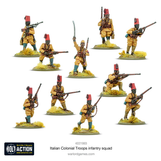 Italian Colonial Troops Infantry squad