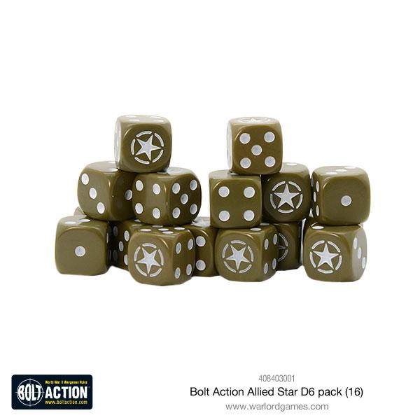 Allied Star D6 Dice (16)