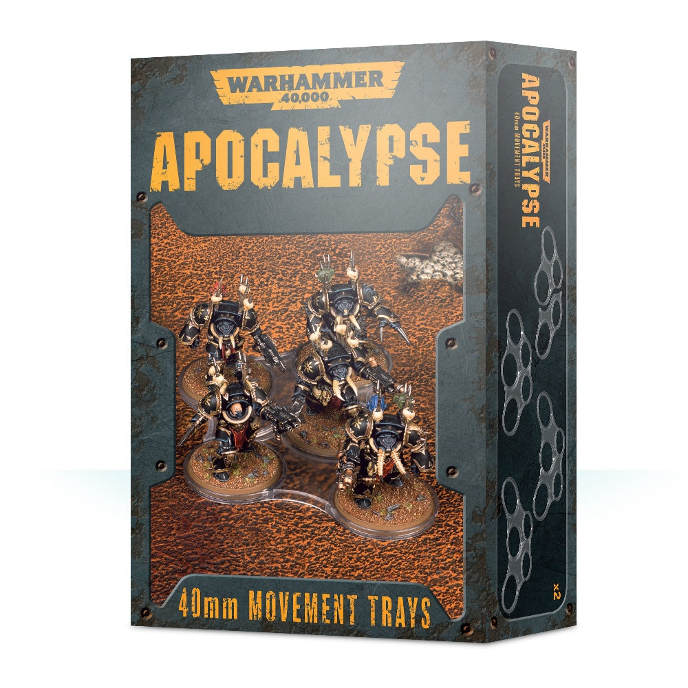 LAST ONE - Warhammer 40000: Apocalypse Movement Trays (40mm)