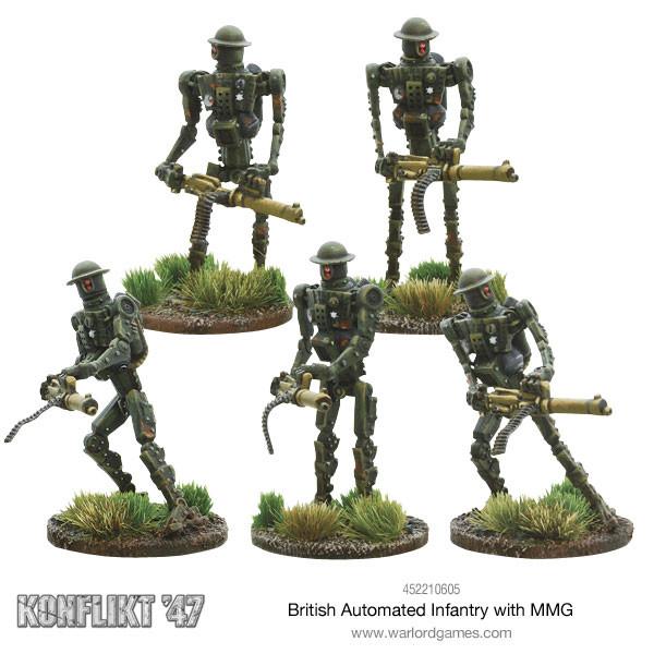 British Automated Infantry with MMG box set