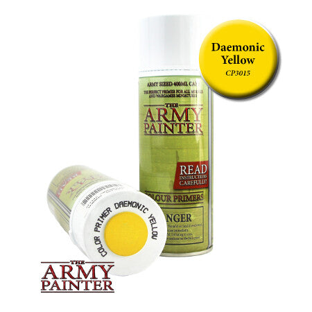 Army Painter Colour Primer Daemonic Yellow Spray - COURIER SHIPPING ONLY
