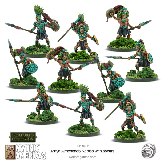 Maya Almehenob Nobles with spears