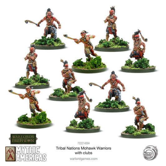 Mohawk Warriors with Clubs