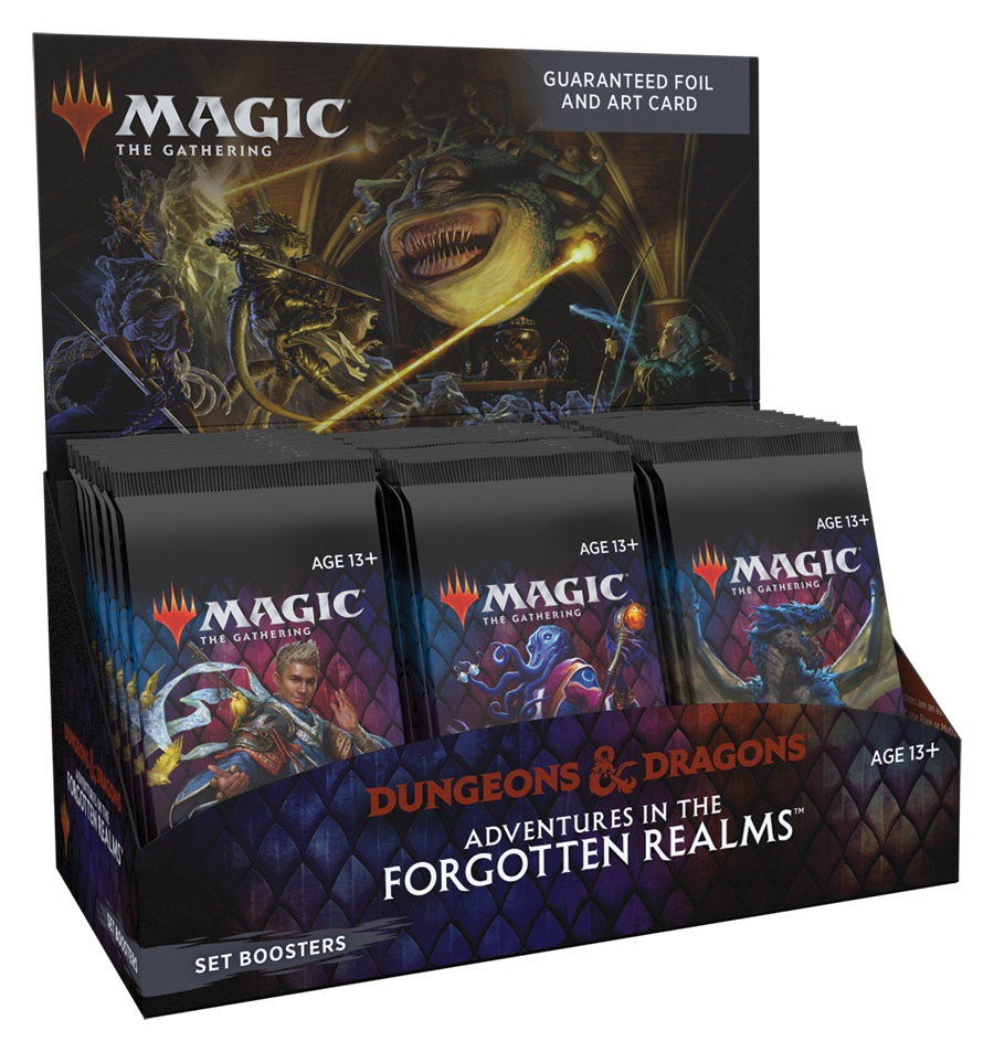 Magic the Gathering: Adventures in the Forgotten Realms Set Booster Display