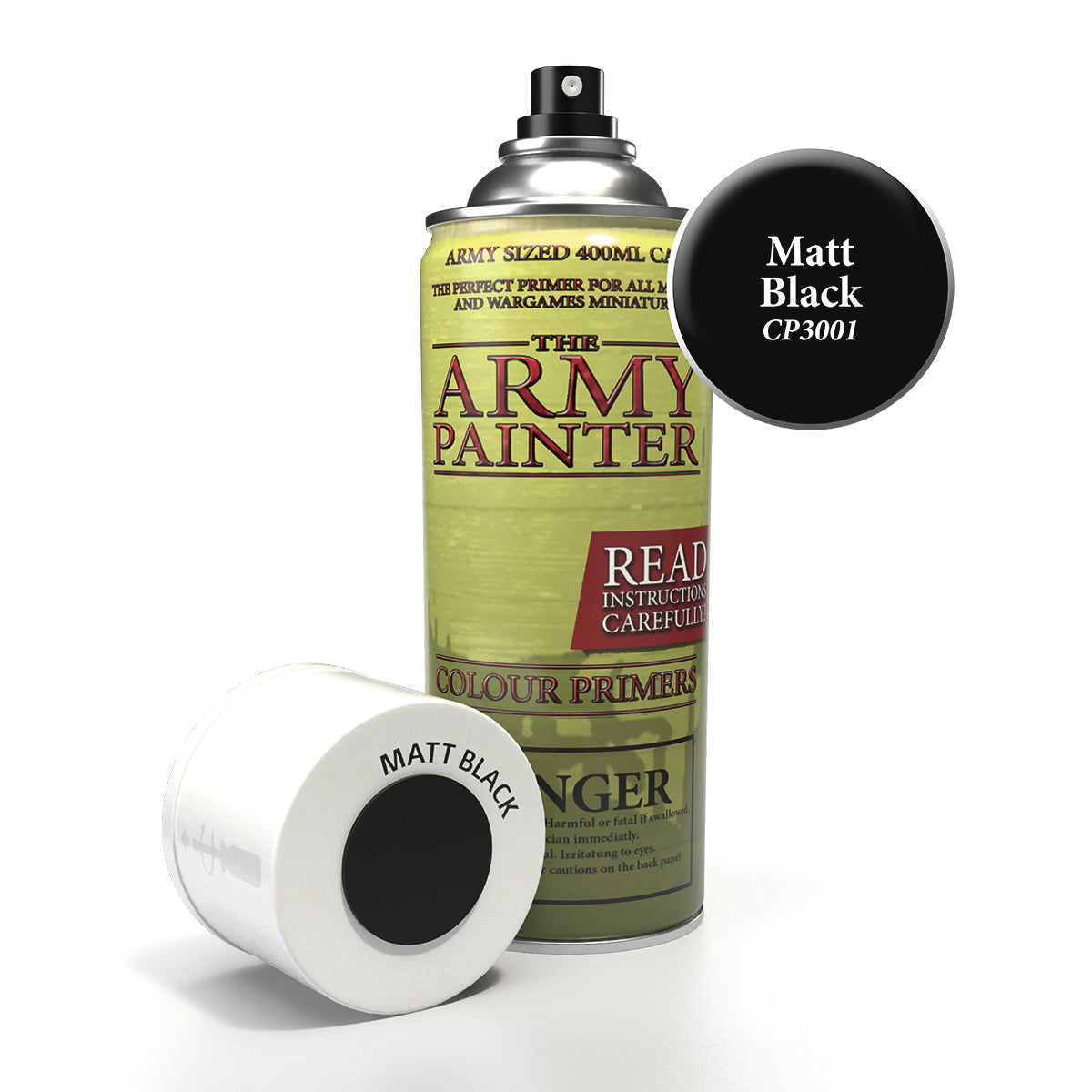 Army Painter Colour Primer Matt Black Spray - COURIER SHIPPING ONLY