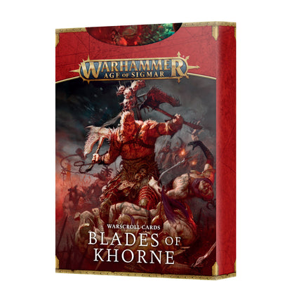 LAST ONE - Warscroll Cards: Blades of Khorne