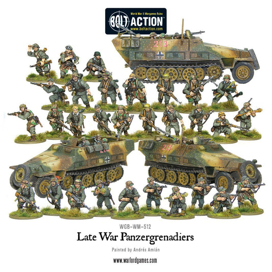 Late War Panzergrenadiers (30+ 3 Hanomags)