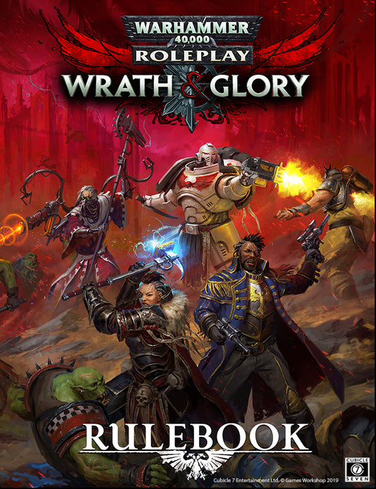 Warhammer 40,000 Wrath & Glory Hardback Book + Free PDF