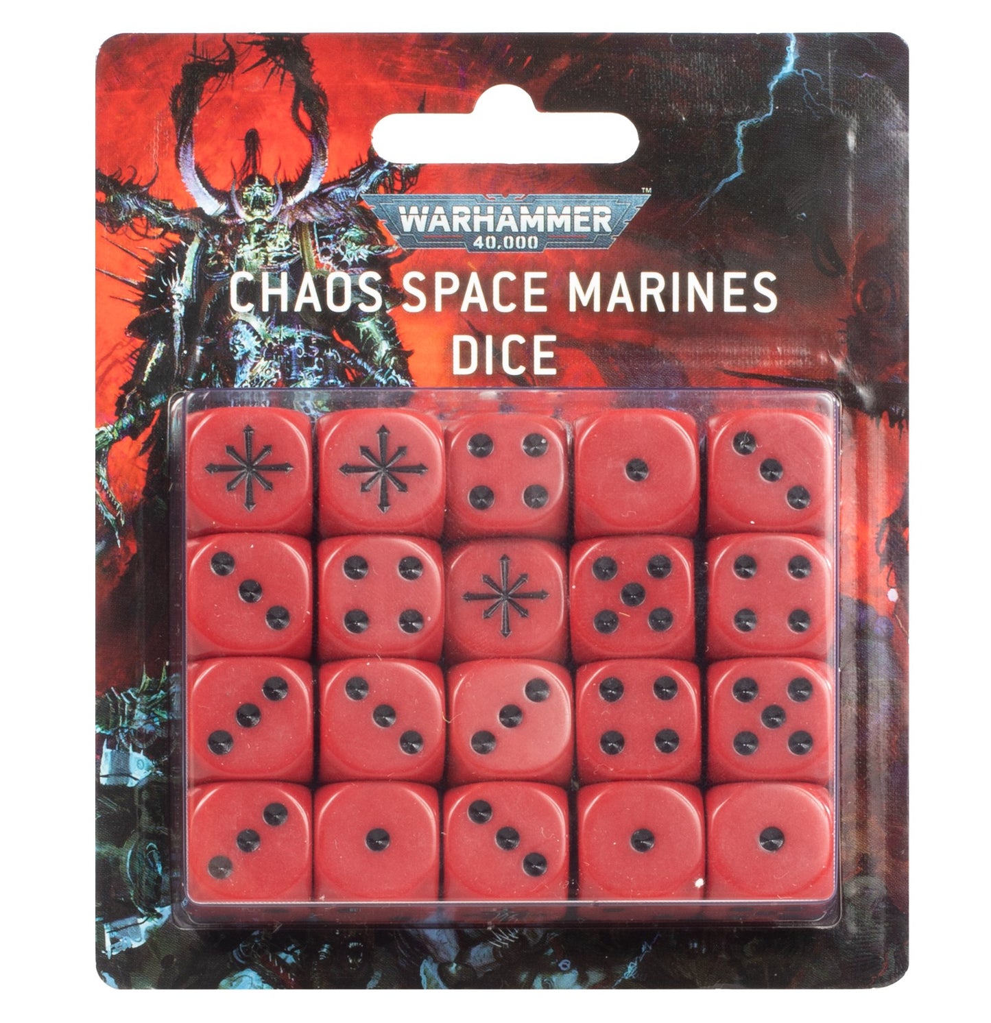 LAST ONE - Warhammer 40000: Chaos Space Marines Dice