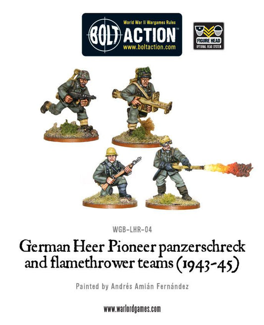 German Heer Pioneer panzerschreck and flamethrower teams (LAST CHANCE TO BUY)